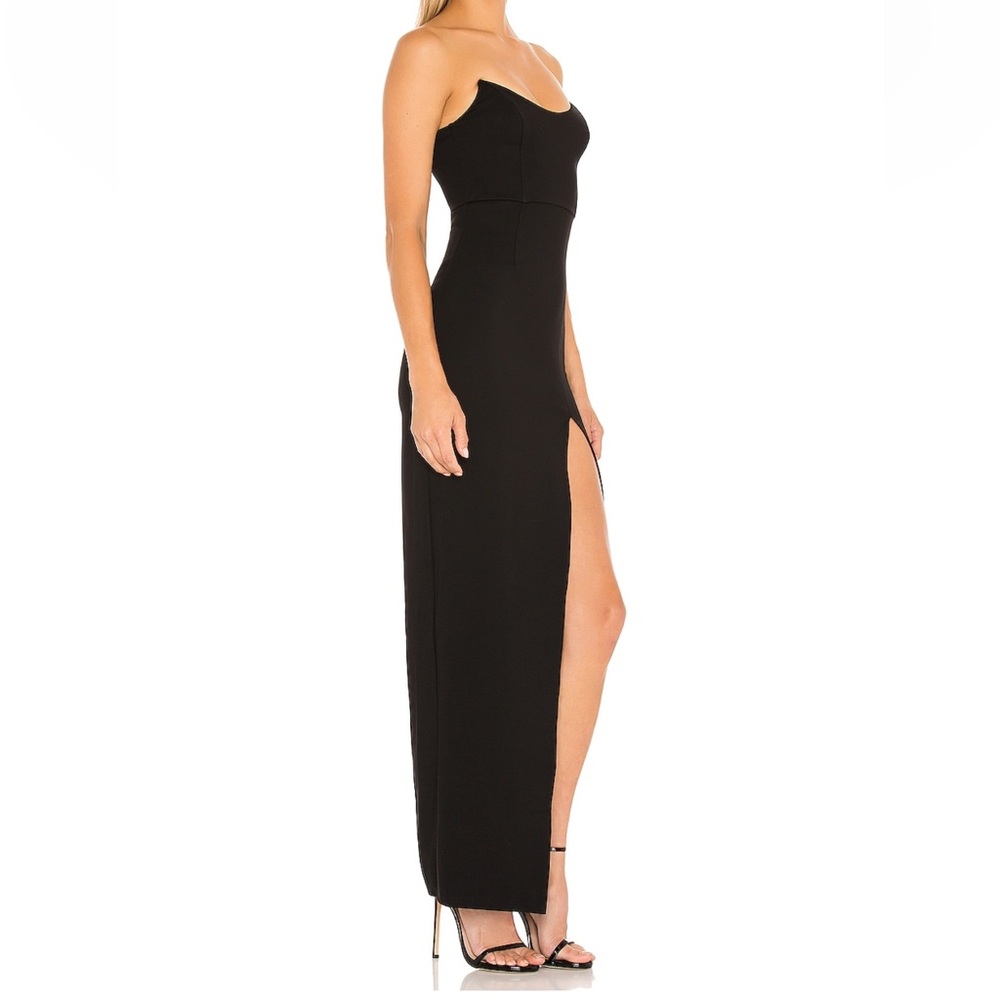 RYLEIGH STRAPLESS MAXI DRESS
Size XS 
Black